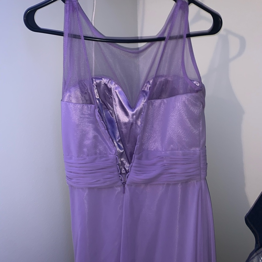 Beautiful lavender bridesmaid dress